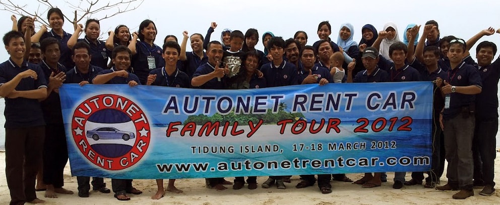 Our manager and staff Celebrating 15th years of Autonet Rent Car