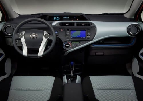 Toyota Prius Aqua interior